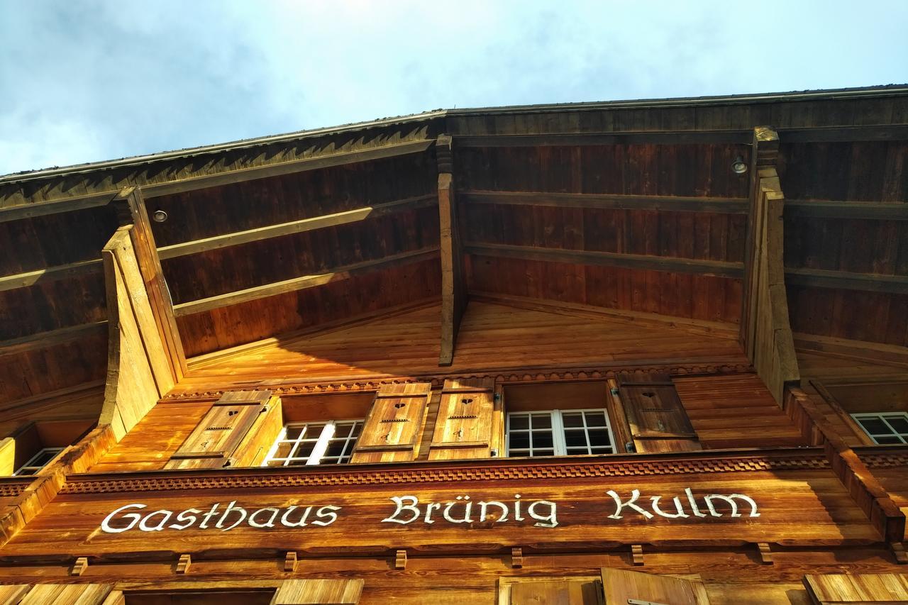 Gasthaus Brunig Kulm Hotell Brunig Pass Exteriör bild