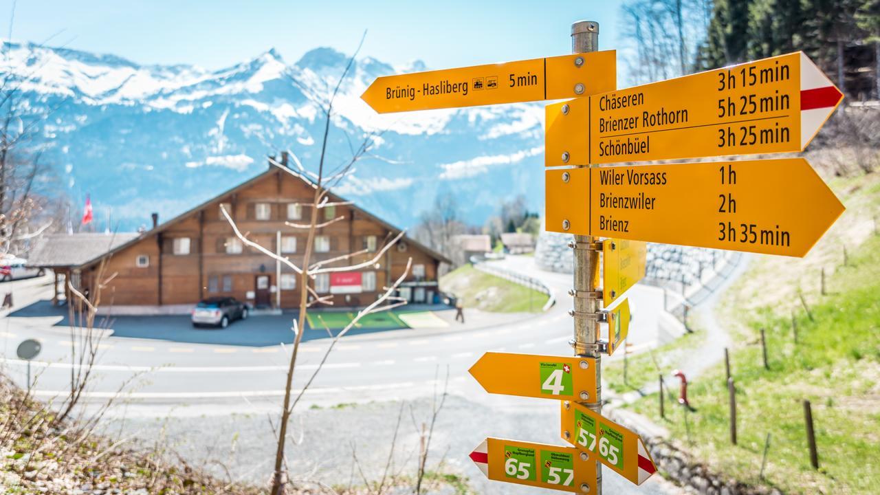 Gasthaus Brunig Kulm Hotell Brunig Pass Exteriör bild