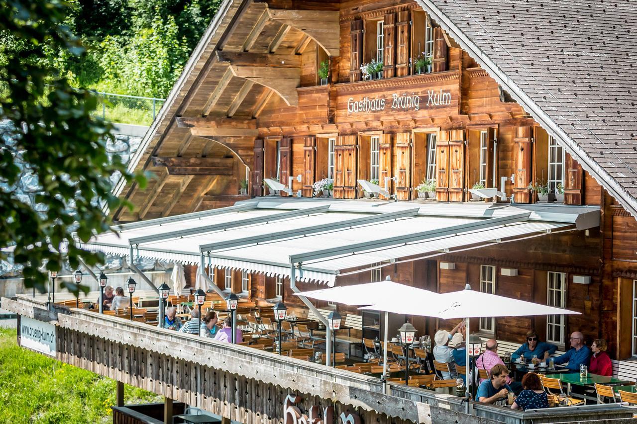 Gasthaus Brunig Kulm Hotell Brunig Pass Exteriör bild